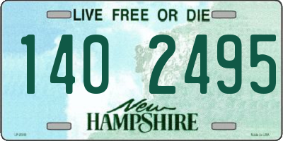 NH license plate 1402495