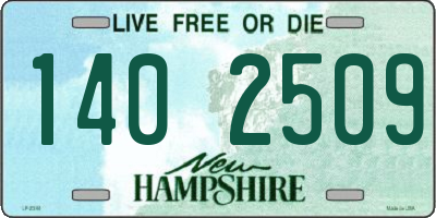 NH license plate 1402509