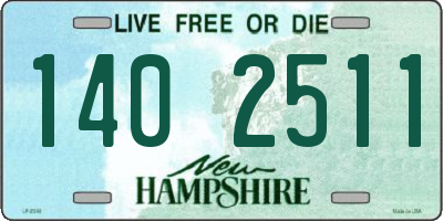 NH license plate 1402511