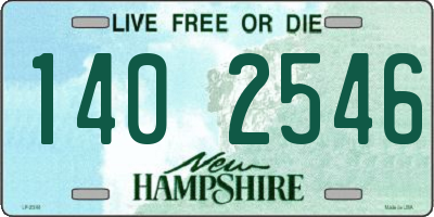NH license plate 1402546
