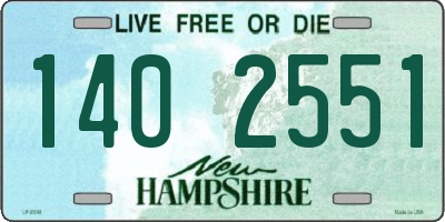 NH license plate 1402551