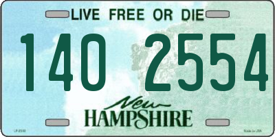 NH license plate 1402554