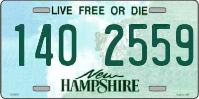 NH license plate 1402559