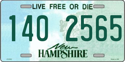NH license plate 1402565