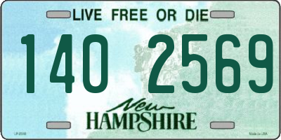 NH license plate 1402569