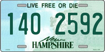 NH license plate 1402592