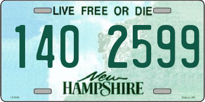 NH license plate 1402599