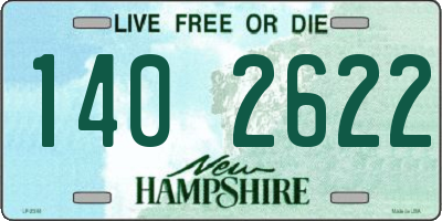 NH license plate 1402622