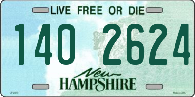 NH license plate 1402624