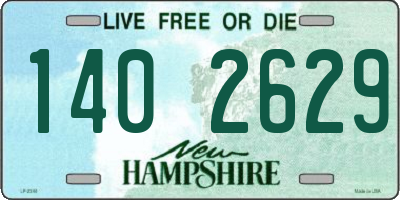NH license plate 1402629