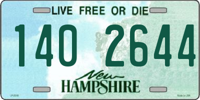 NH license plate 1402644