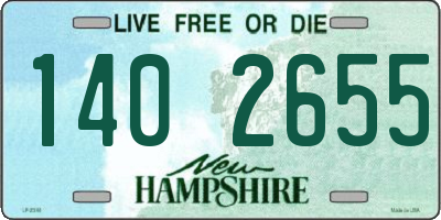 NH license plate 1402655