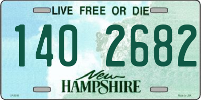 NH license plate 1402682
