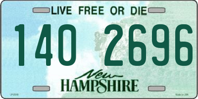 NH license plate 1402696