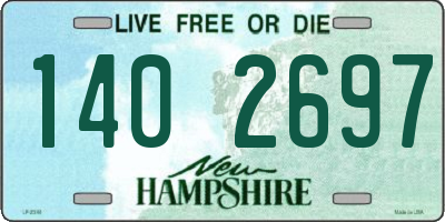 NH license plate 1402697