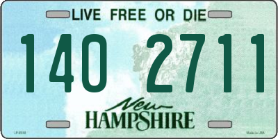 NH license plate 1402711