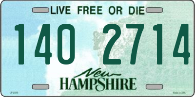 NH license plate 1402714