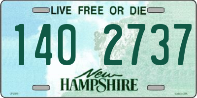 NH license plate 1402737