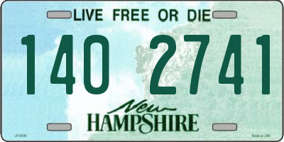 NH license plate 1402741
