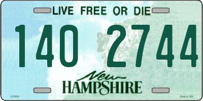 NH license plate 1402744
