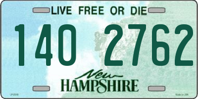 NH license plate 1402762