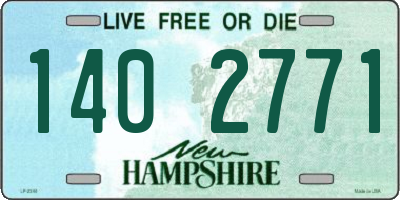 NH license plate 1402771