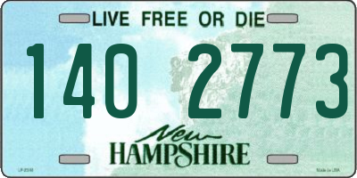 NH license plate 1402773
