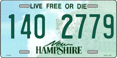 NH license plate 1402779