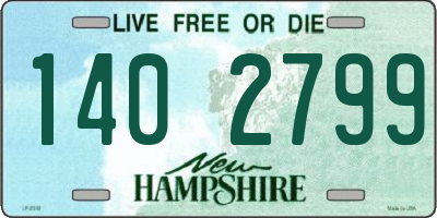 NH license plate 1402799