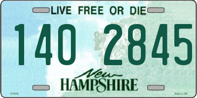 NH license plate 1402845