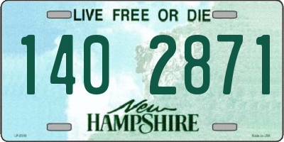 NH license plate 1402871