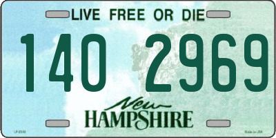 NH license plate 1402969