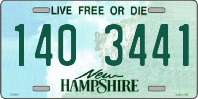NH license plate 1403441