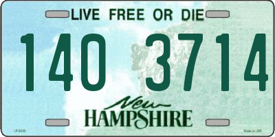 NH license plate 1403714