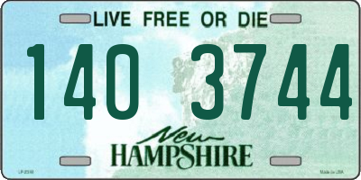 NH license plate 1403744