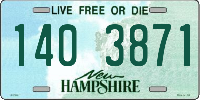 NH license plate 1403871