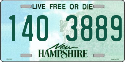 NH license plate 1403889