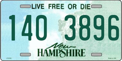 NH license plate 1403896