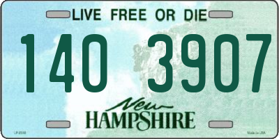 NH license plate 1403907
