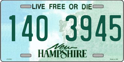 NH license plate 1403945
