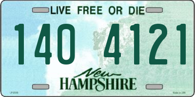 NH license plate 1404121