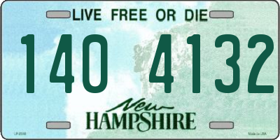 NH license plate 1404132