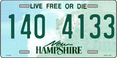 NH license plate 1404133