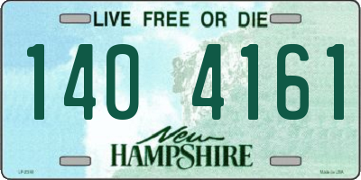 NH license plate 1404161