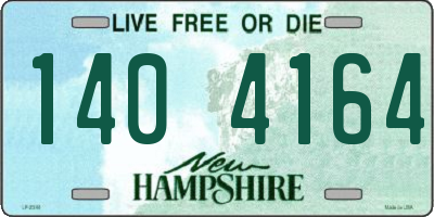 NH license plate 1404164