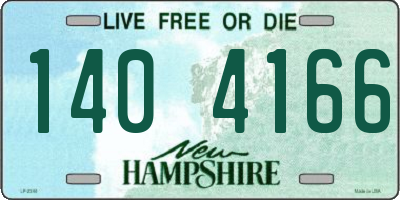 NH license plate 1404166