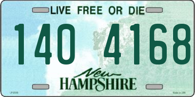 NH license plate 1404168