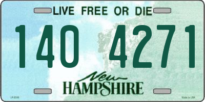 NH license plate 1404271