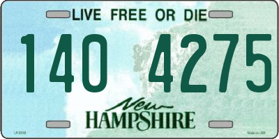 NH license plate 1404275