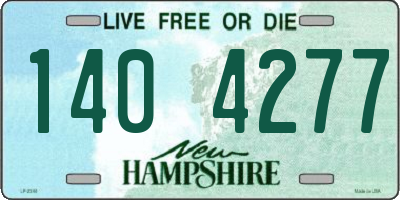 NH license plate 1404277